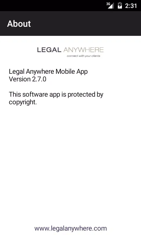 Скриншоты Legal Anywhere