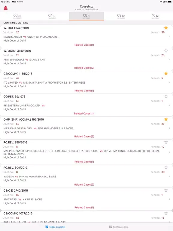 LegalAstra HC - high court app iPad  Screenshots