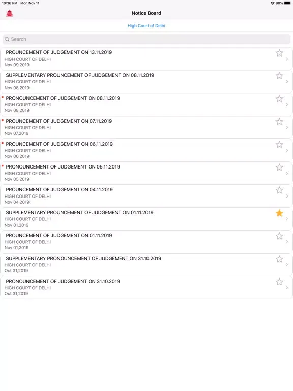 LegalAstra HC - high court app iPad  Screenshots