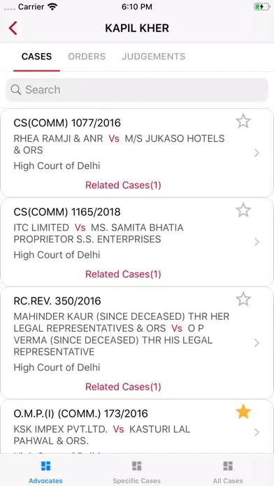 LegalAstra HC - high court app Screenshots