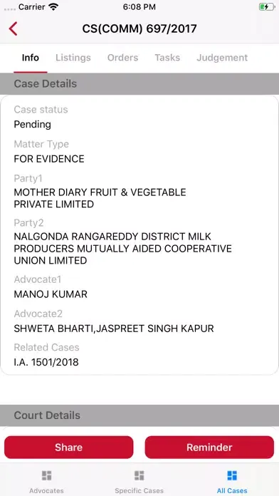 LegalAstra HC - high court app Screenshots
