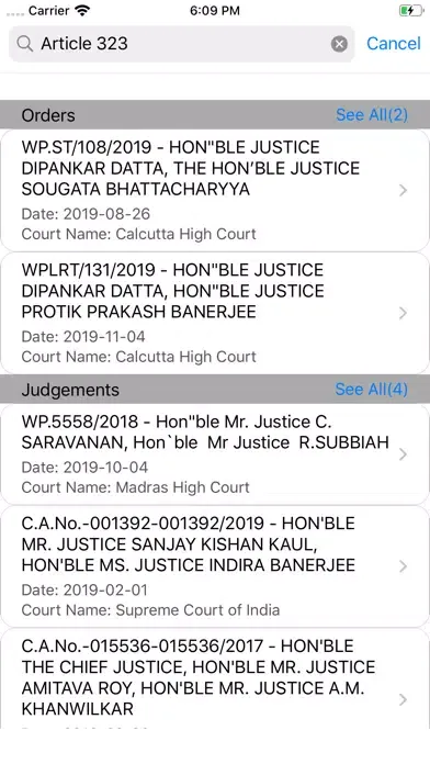 LegalAstra HC - high court app Screenshots