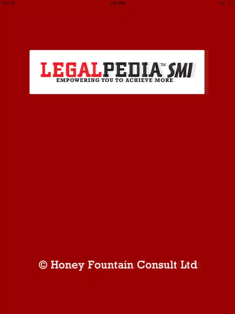 Legalpedia SMI iPad 應用截圖