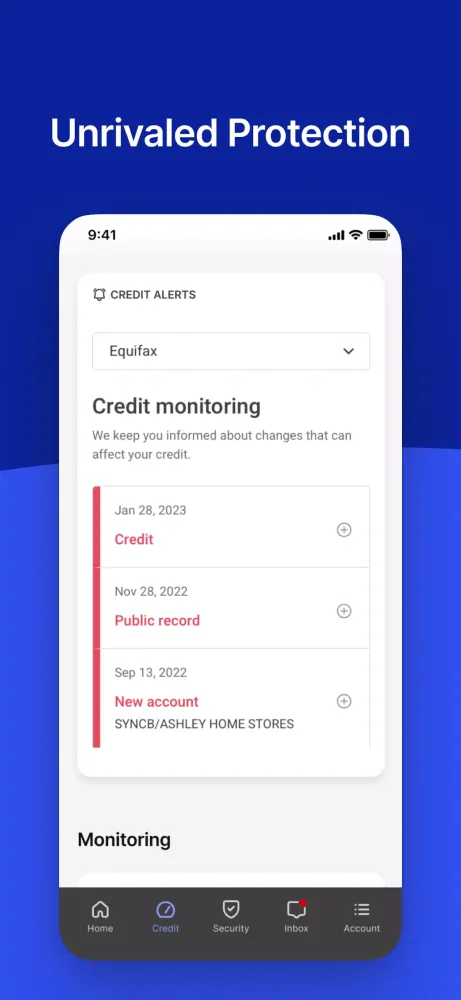 Capturas de pantalla de ID Theft Defense