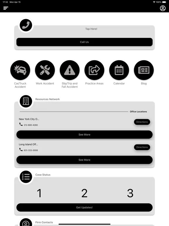 Law Offices of Dennis Smith iPad 应用截图