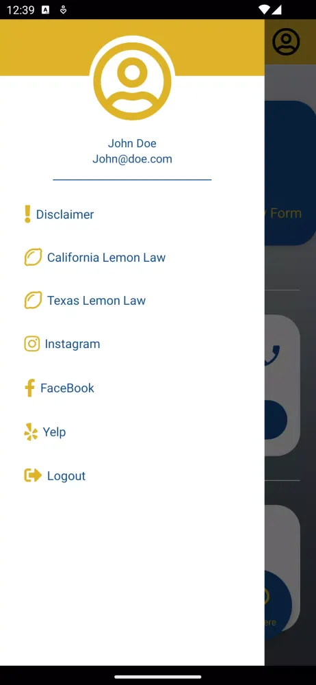 CPLG Lemon App Screenshots