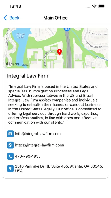 Zrzuty ekranu Integral Law Firm