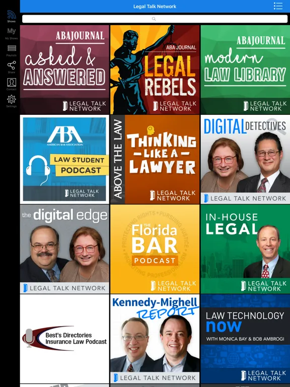 ภาพหน้าจอของ Legal Talk Network iPad 