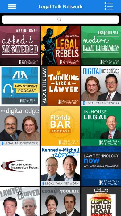 ภาพหน้าจอของ Legal Talk Network