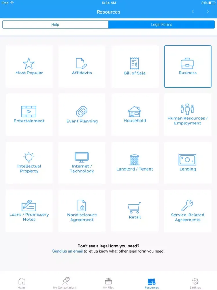 LegalZoom Estate Planning iPad  स्क्रीनशॉट