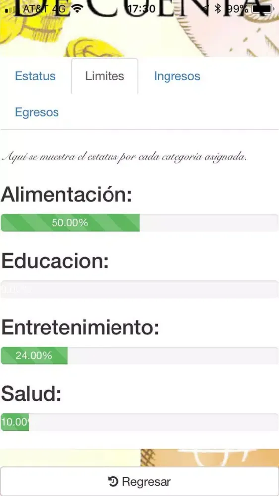 Captures d'écran de EconoApp - Mis Finanzas