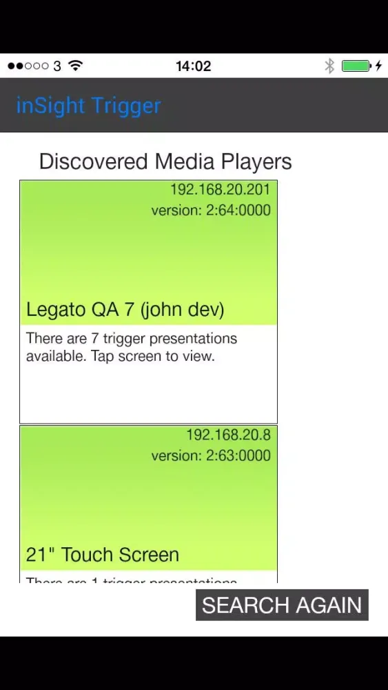 Legato Trigger Screenshots