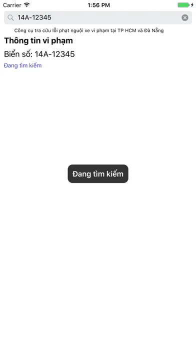 Kiểm tra phạt nguội Oto سکرین شاٹس