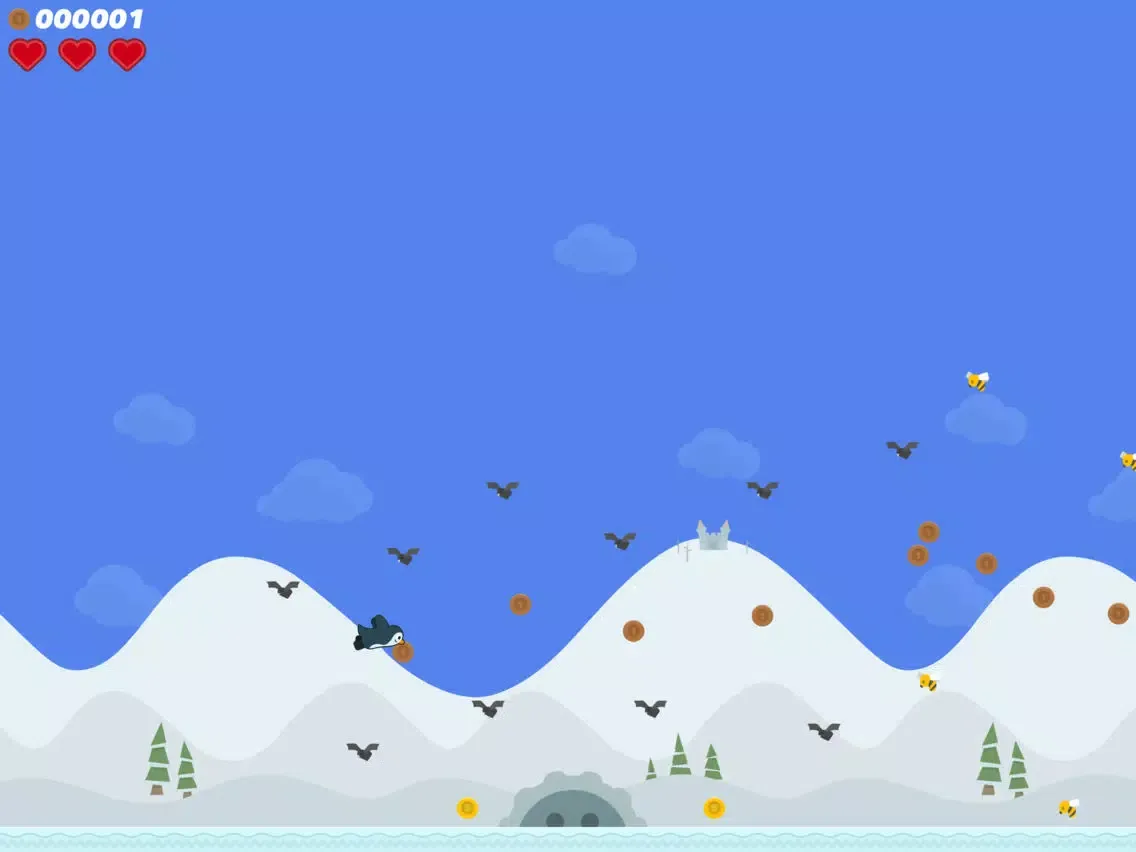 Ảnh chụp màn hình của Flying Penguin Adventure iPad 