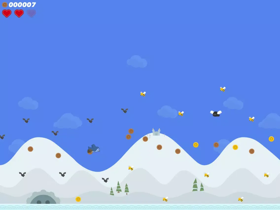 Ảnh chụp màn hình của Flying Penguin Adventure iPad 
