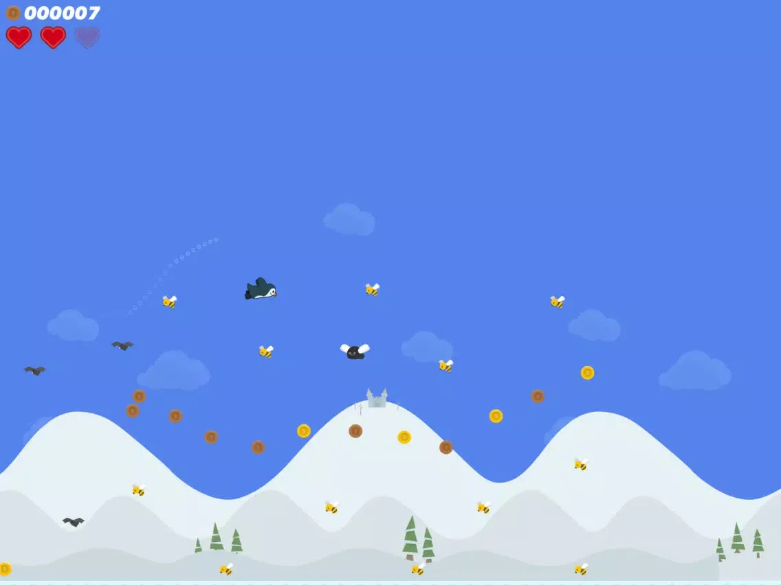 Ảnh chụp màn hình của Flying Penguin Adventure iPad 