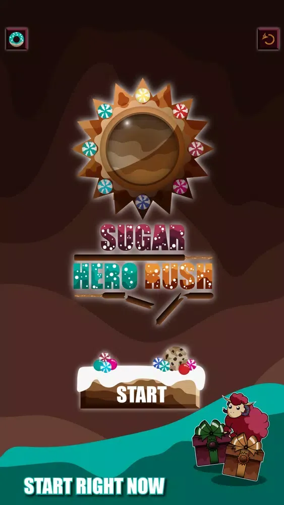 ภาพหน้าจอของ Sugar Hero Rush