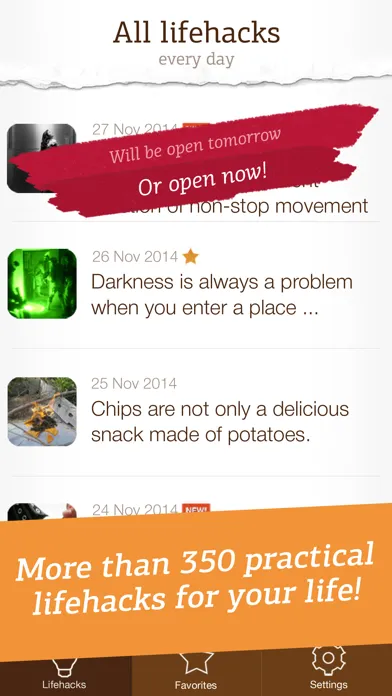 Life Hacks - useful tips and tricks应用截图