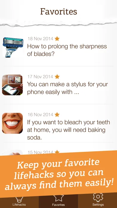 Life Hacks - useful tips and tricks应用截图