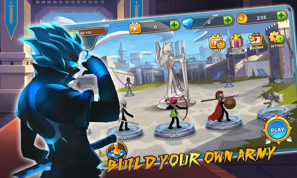 ภาพหน้าจอของ Stickman Legend – Ninja Warriors: Kingdom War