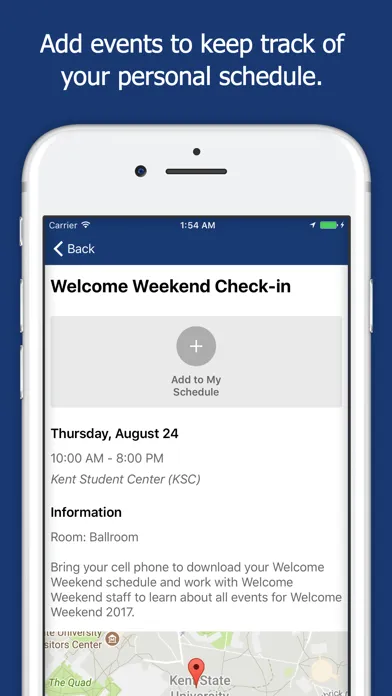 Kent State Welcome Weekend 스크린샷