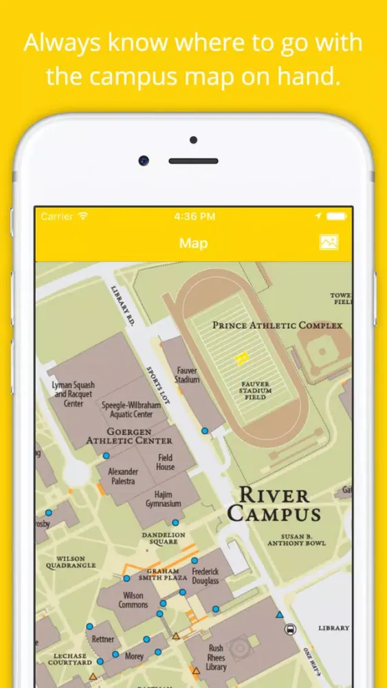 University of Rochester Orientation سکرین شاٹس