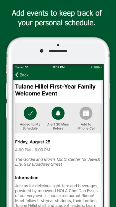 Tulane University Fall Welcome Ekran Görüntüleri