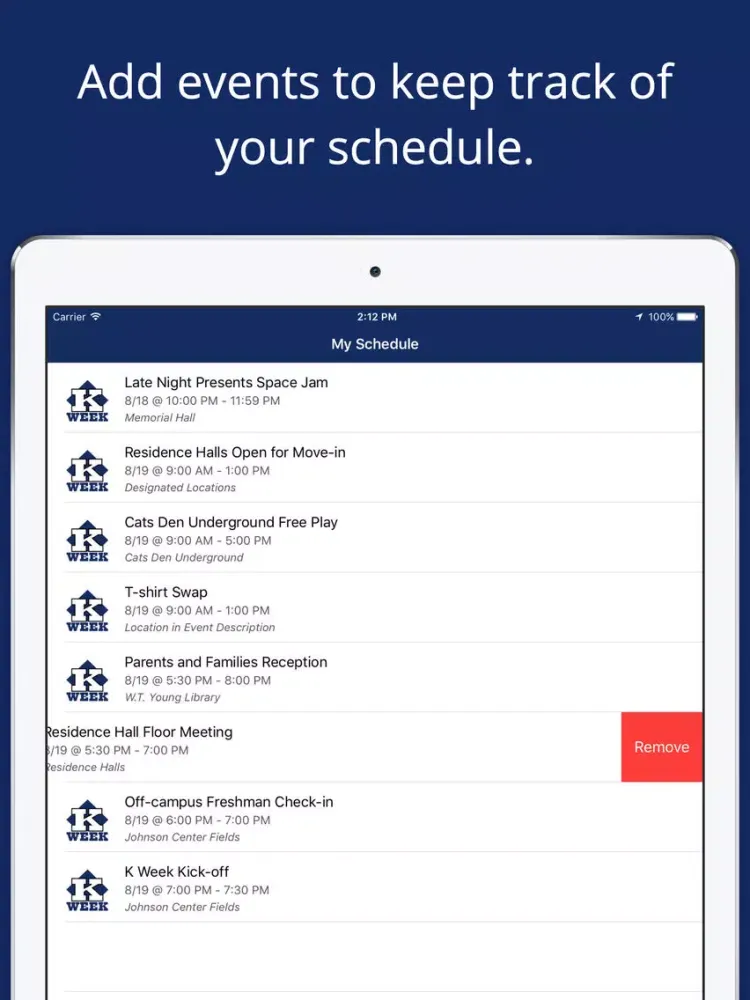 تصاویر University of Kentucky K Week 2016 iPad 