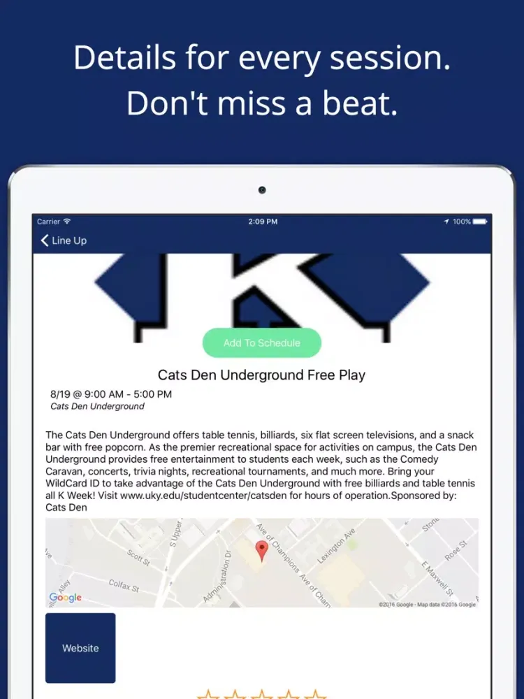 تصاویر University of Kentucky K Week 2016 iPad 