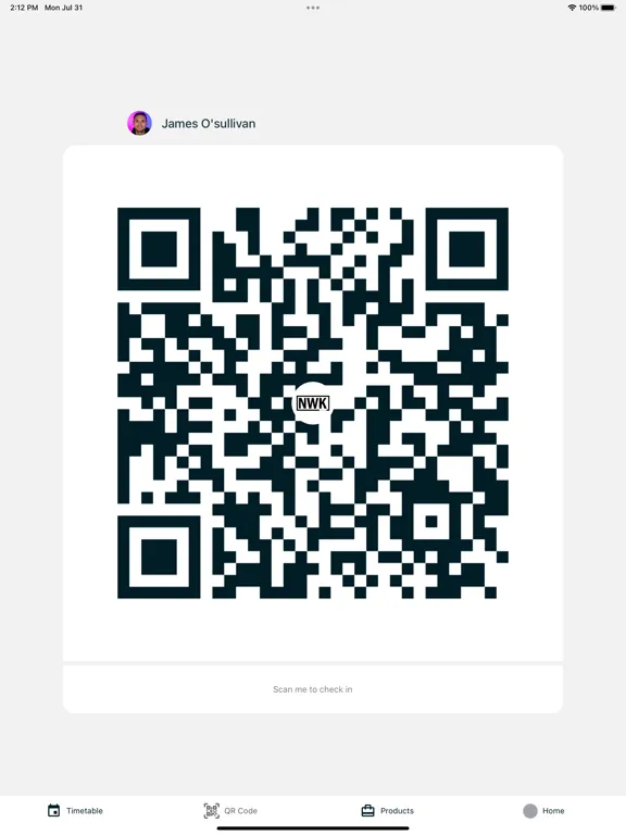 NWK Crossfit iPad  স্ক্রিনশট