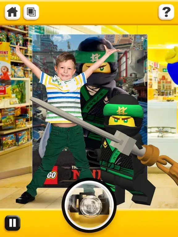 Tangkapan layar LEGO® In-Store Action iPad 