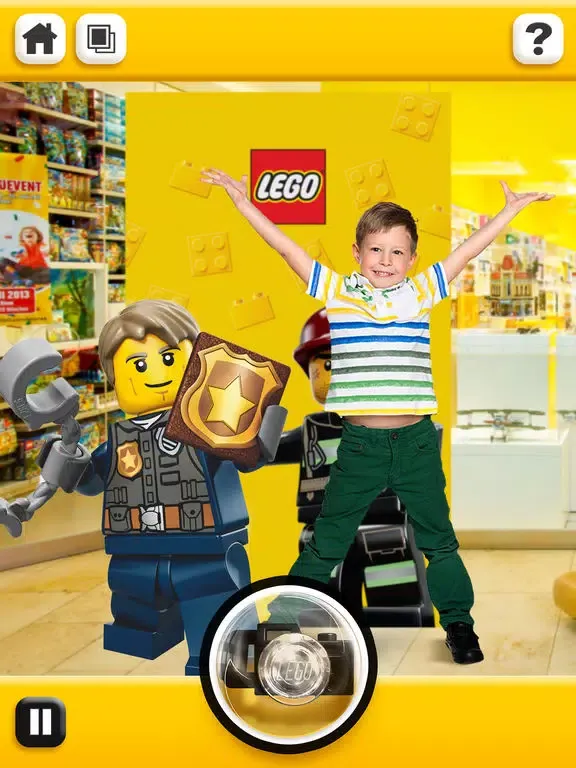Tangkapan layar LEGO® In-Store Action iPad 