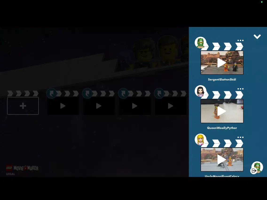 THE LEGO® MOVIE 2™ Movie Maker iPad  Screenshots