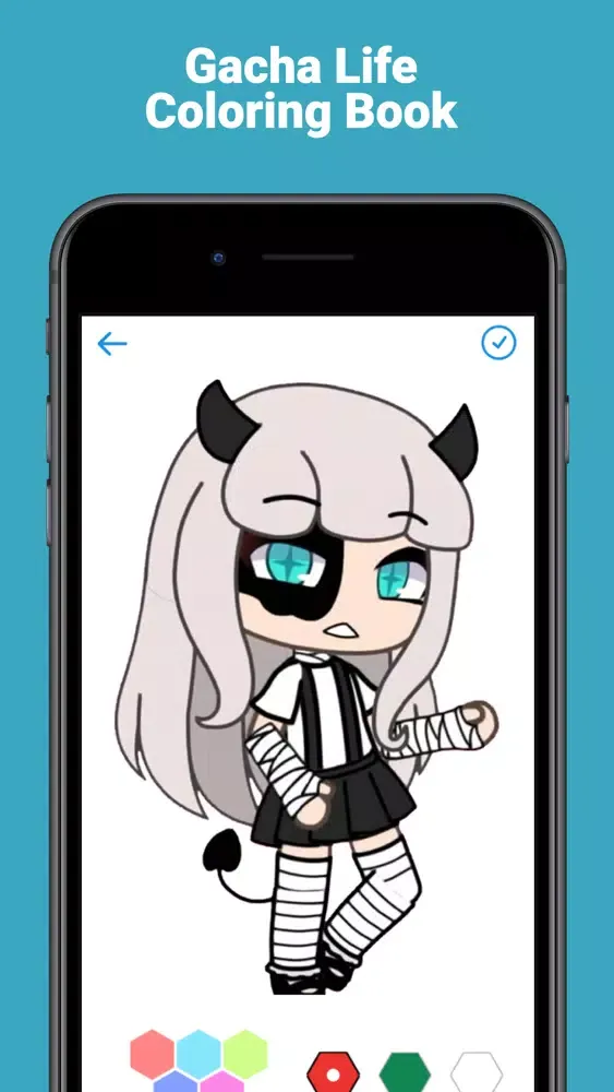 Zrzuty ekranu Gacha Coloring
