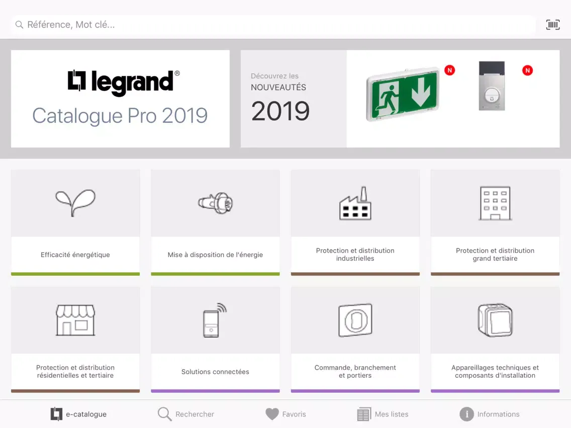Catalogue Legrand Pro iPad  Ekran Görüntüleri