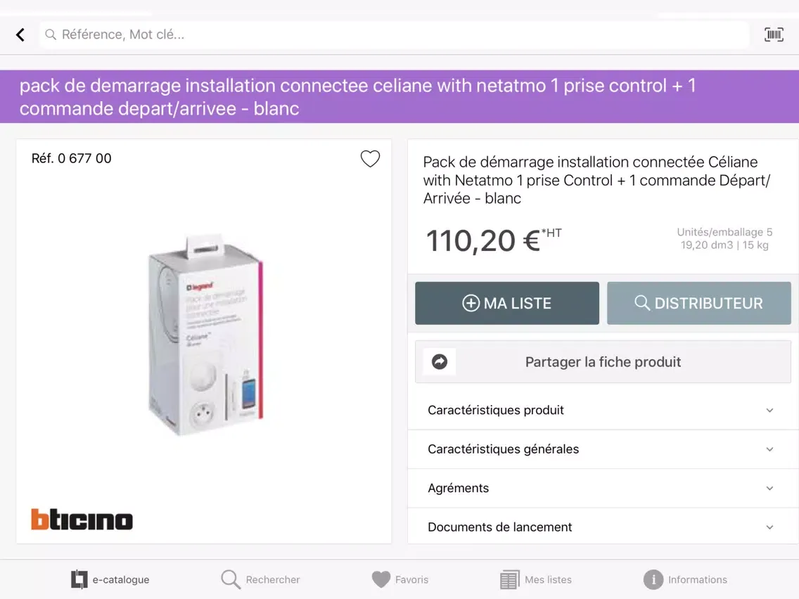 Catalogue Legrand Pro iPad  Ekran Görüntüleri
