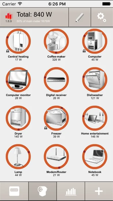 Скриншоты Legrand energymanager