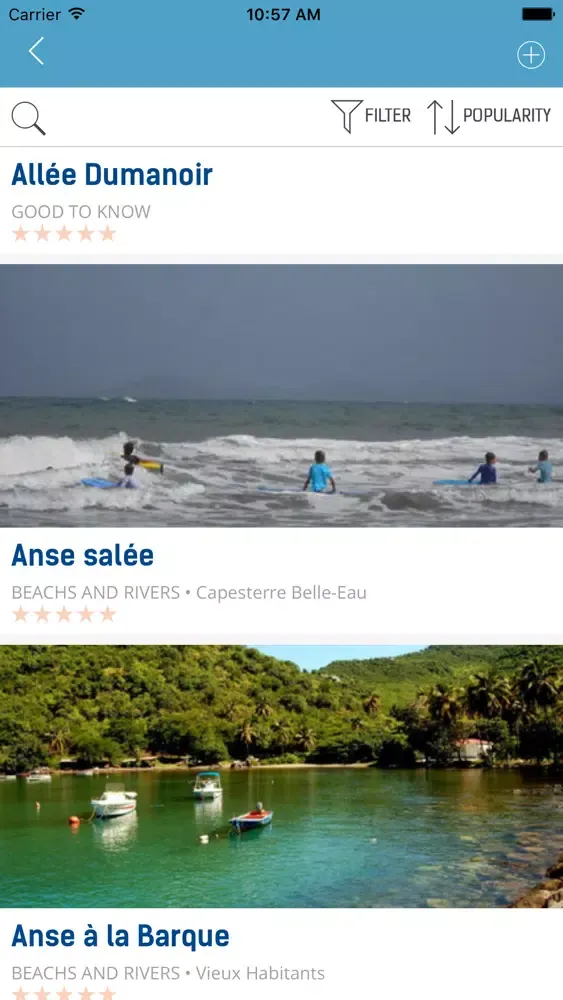 the guide Guadeloupe स्क्रीनशॉट
