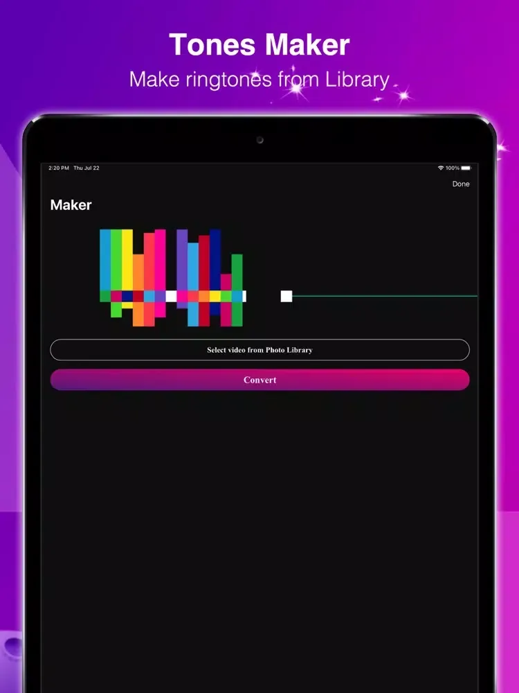 Ringtones for iPhone: Ringtone iPad  Ekran Görüntüleri