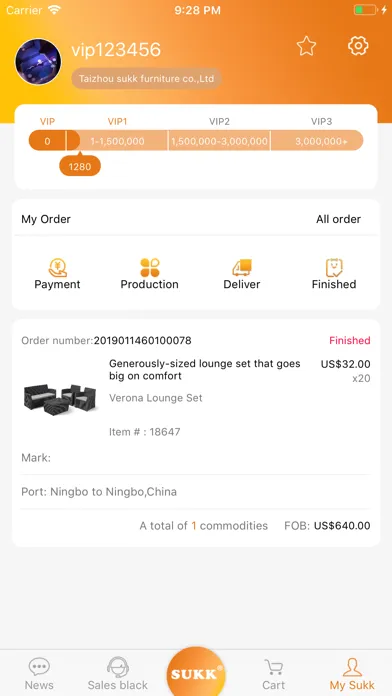 Tangkapan skrin Sukk Outdoor Furniture