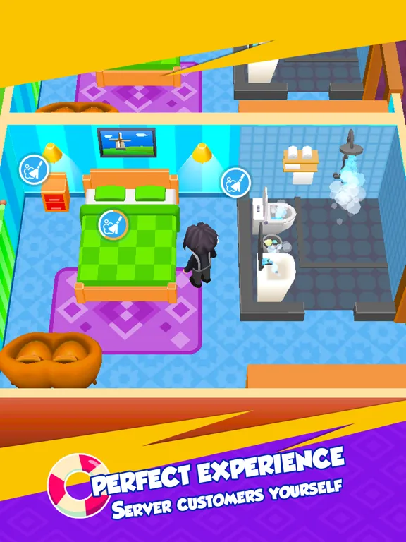 Capturas de tela do Dream Hotel Tycoon iPad 