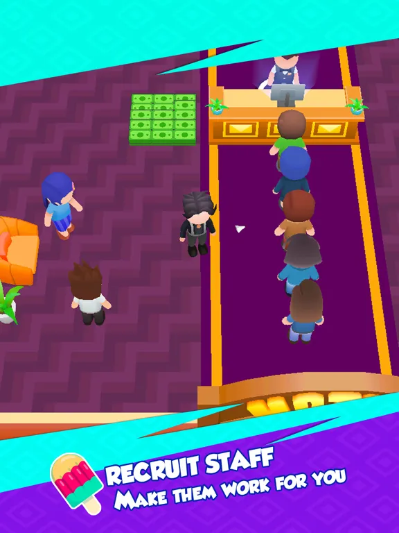 Capturas de tela do Dream Hotel Tycoon iPad 
