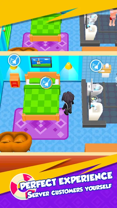 Capturas de tela do Dream Hotel Tycoon
