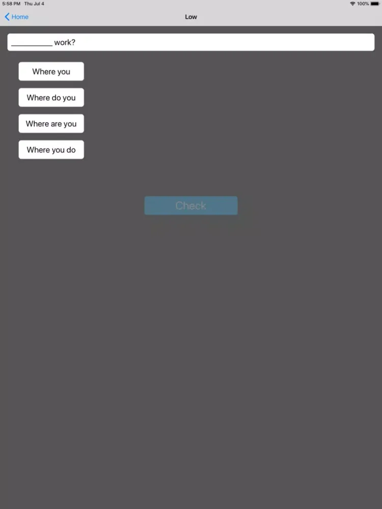 EPT Grammar Lite iPad  स्क्रीनशॉट