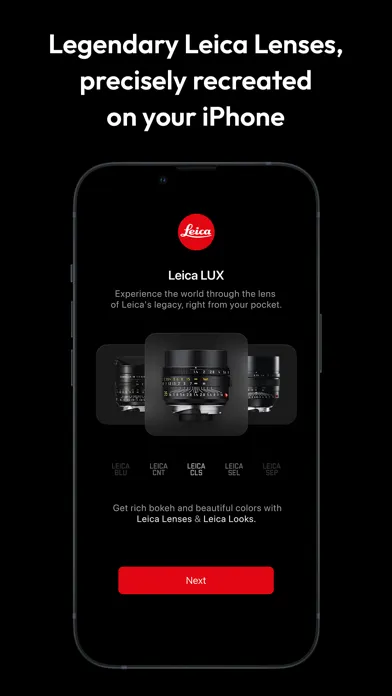 ภาพหน้าจอของ Leica LUX | Pro Photo Capture