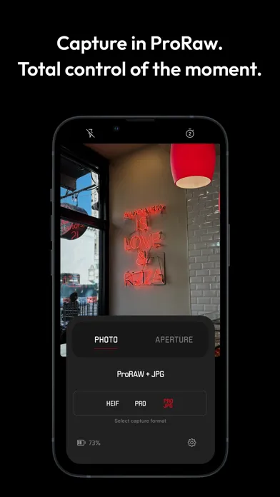ภาพหน้าจอของ Leica LUX | Pro Photo Capture