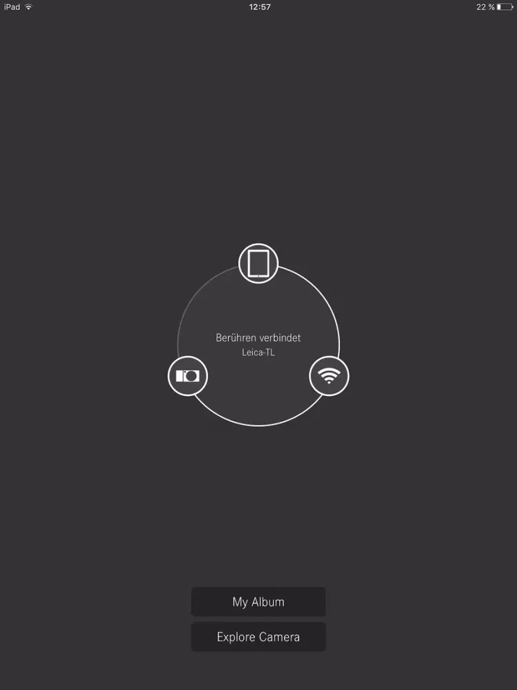 Leica TL iPad  スクリーンショット