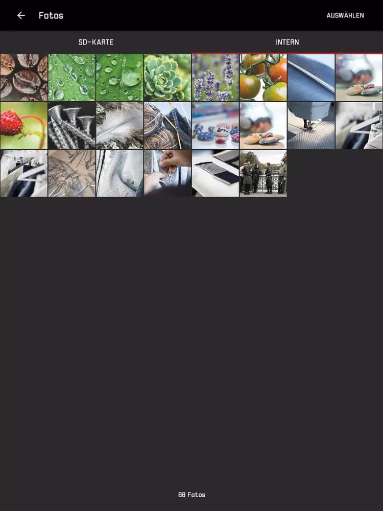 Leica TL iPad  スクリーンショット