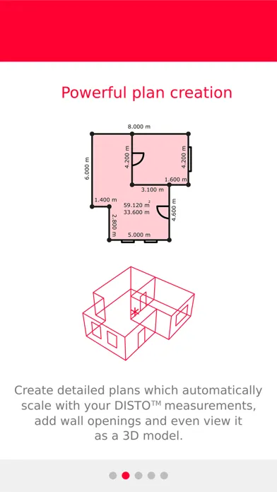 Ảnh chụp màn hình của Leica DISTO Plan