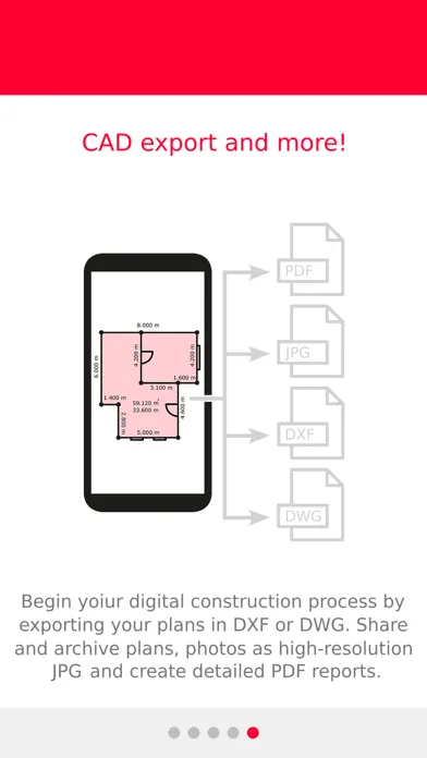 Ảnh chụp màn hình của Leica DISTO Plan